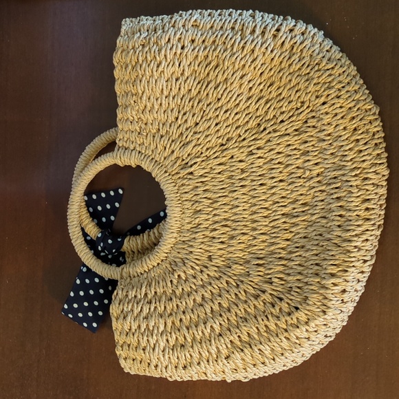Straw top handle bag - Picture 2 of 4